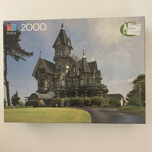 NEW Vtg (1988) Milton Bradley Puzzle 2000 Piece Carson House, Eureka, CA 4565-16